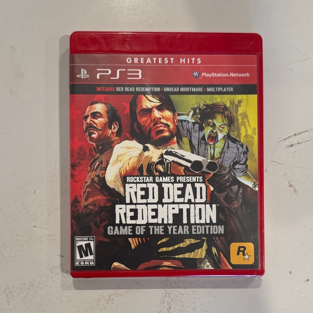 Red Dead Redemption Game of the Year Edition for PS3 - Red Case